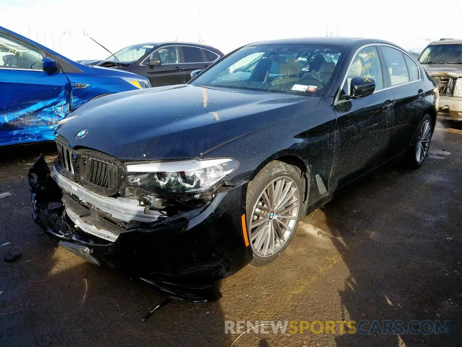 2 Photograph of a damaged car WBAJA7C54KG910596 BMW 5 SERIES 2019