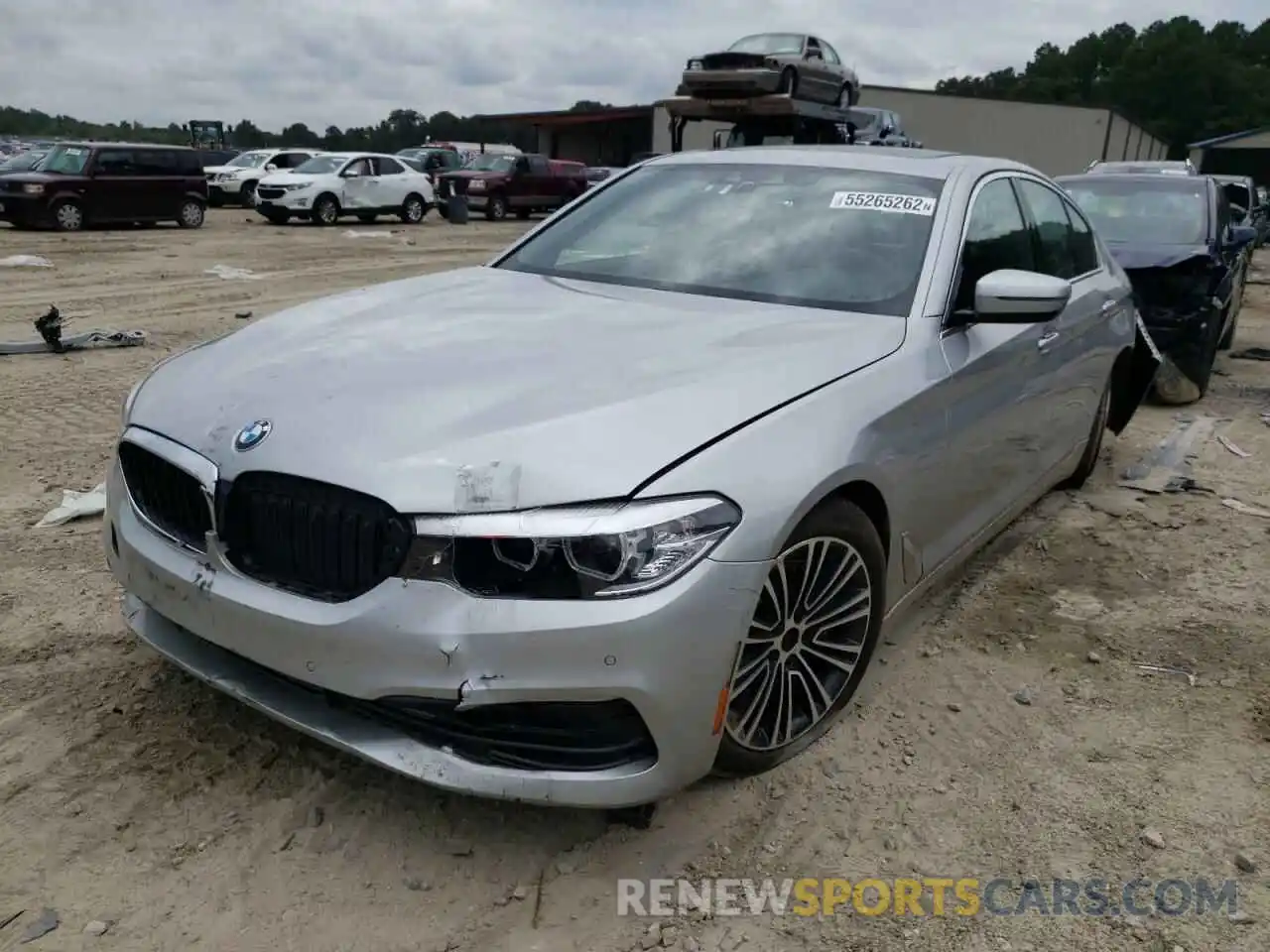 2 Photograph of a damaged car WBAJA7C54KG911327 BMW 5 SERIES 2019