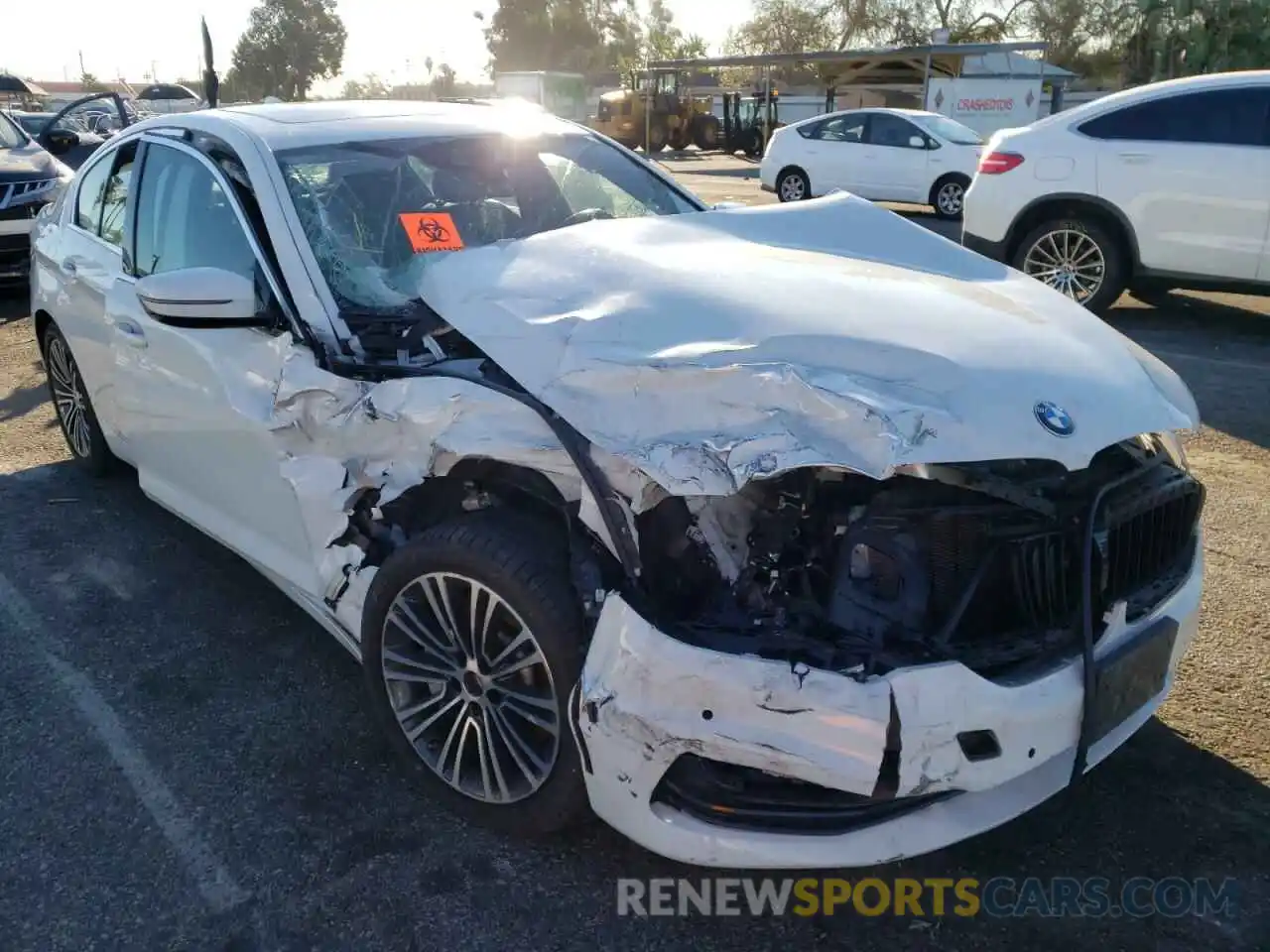 1 Photograph of a damaged car WBAJA7C54KWW01524 BMW 5 SERIES 2019