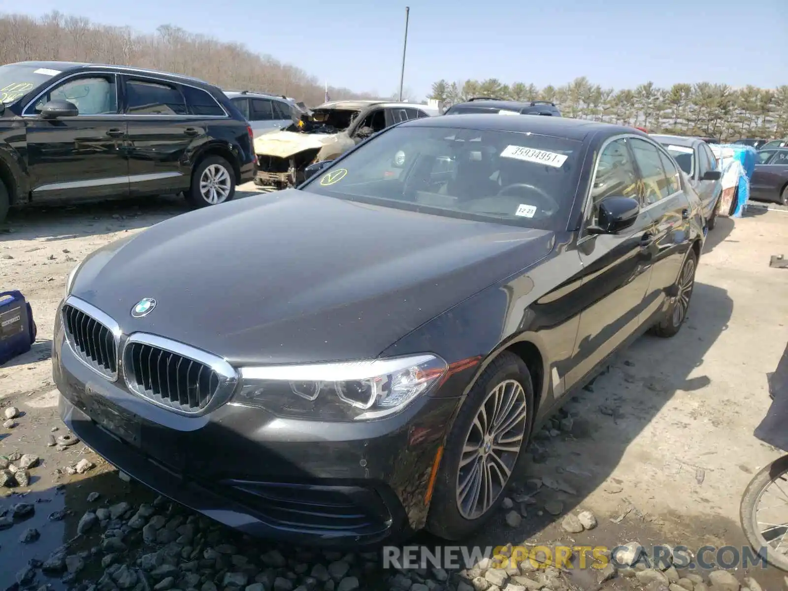 2 Photograph of a damaged car WBAJA7C54KWW07016 BMW 5 SERIES 2019