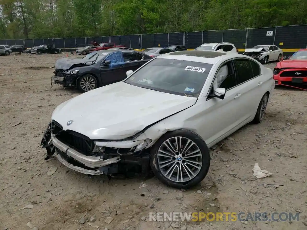 2 Photograph of a damaged car WBAJA7C54KWW07355 BMW 5 SERIES 2019