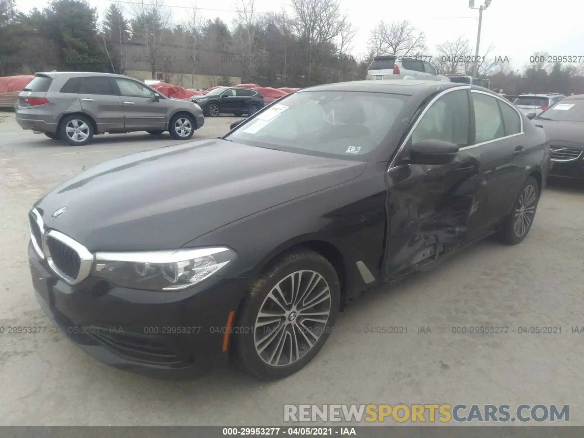 2 Photograph of a damaged car WBAJA7C54KWW18338 BMW 5 SERIES 2019