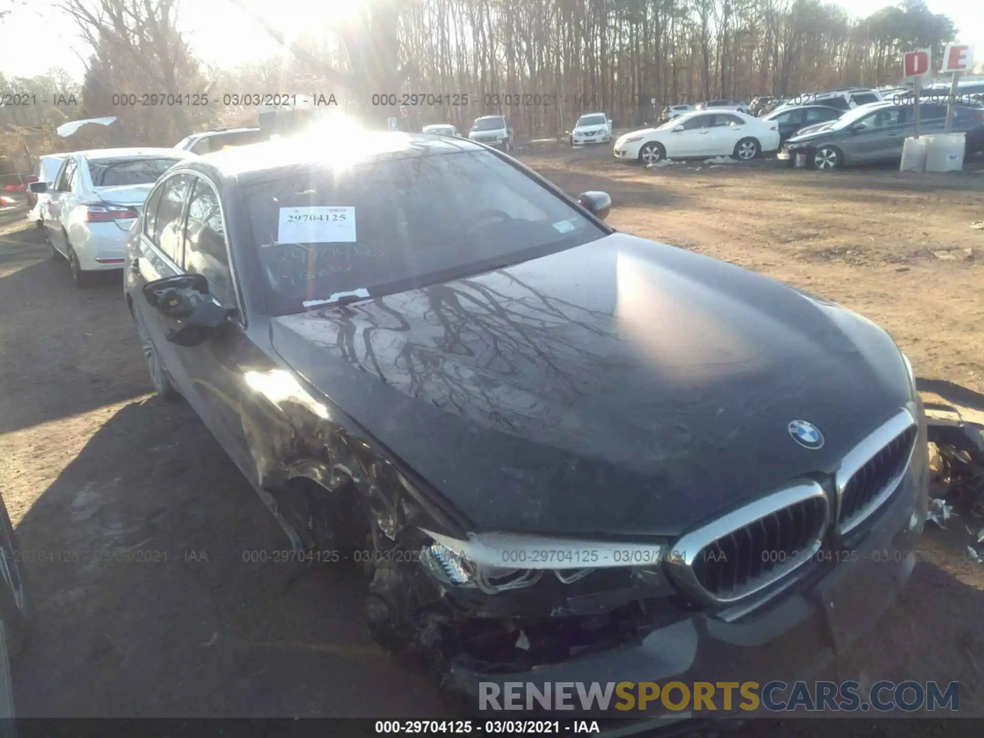 1 Photograph of a damaged car WBAJA7C54KWW24916 BMW 5 SERIES 2019