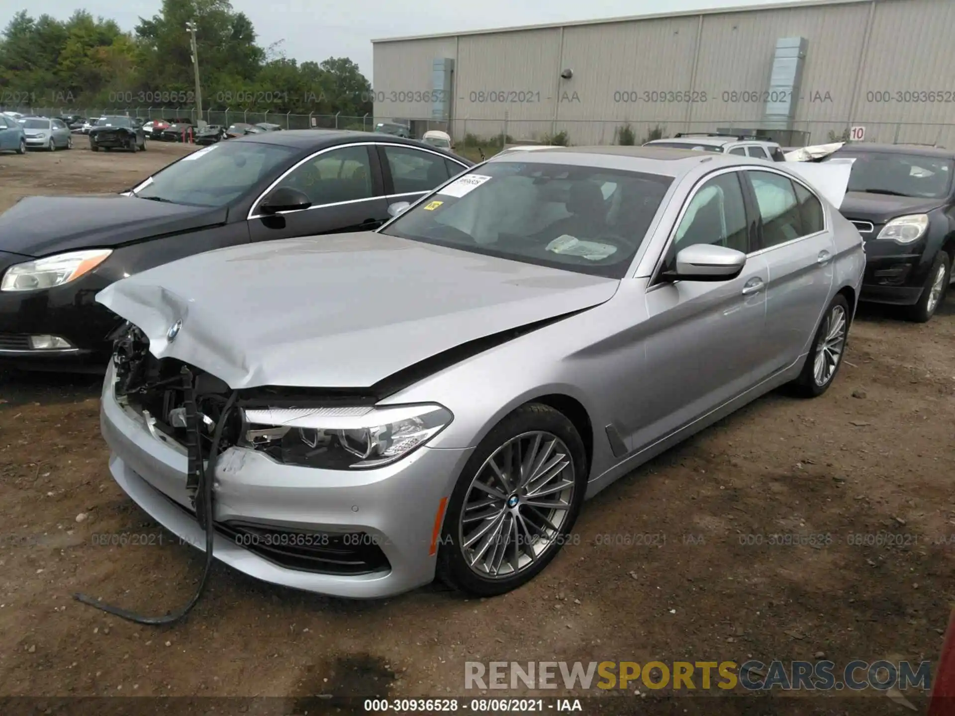 2 Photograph of a damaged car WBAJA7C55KWC77759 BMW 5 SERIES 2019