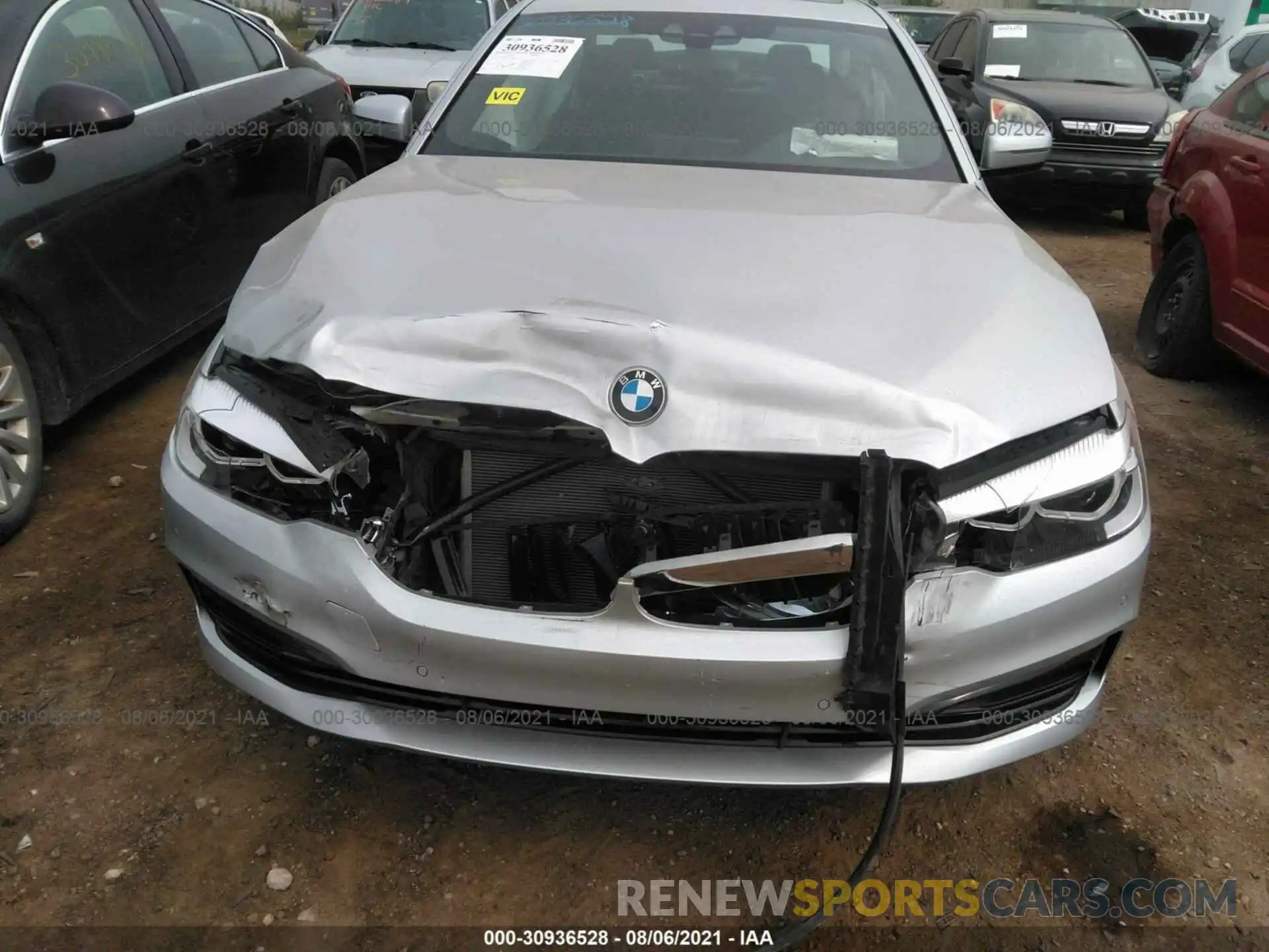 6 Photograph of a damaged car WBAJA7C55KWC77759 BMW 5 SERIES 2019