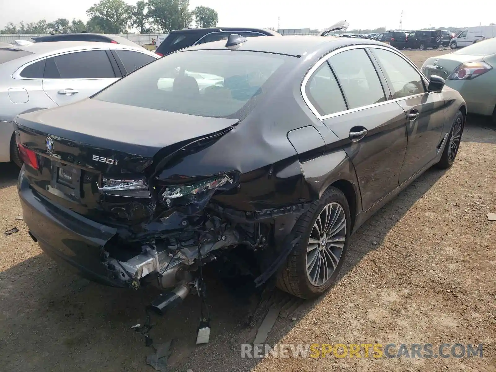 4 Photograph of a damaged car WBAJA7C55KWW06599 BMW 5 SERIES 2019