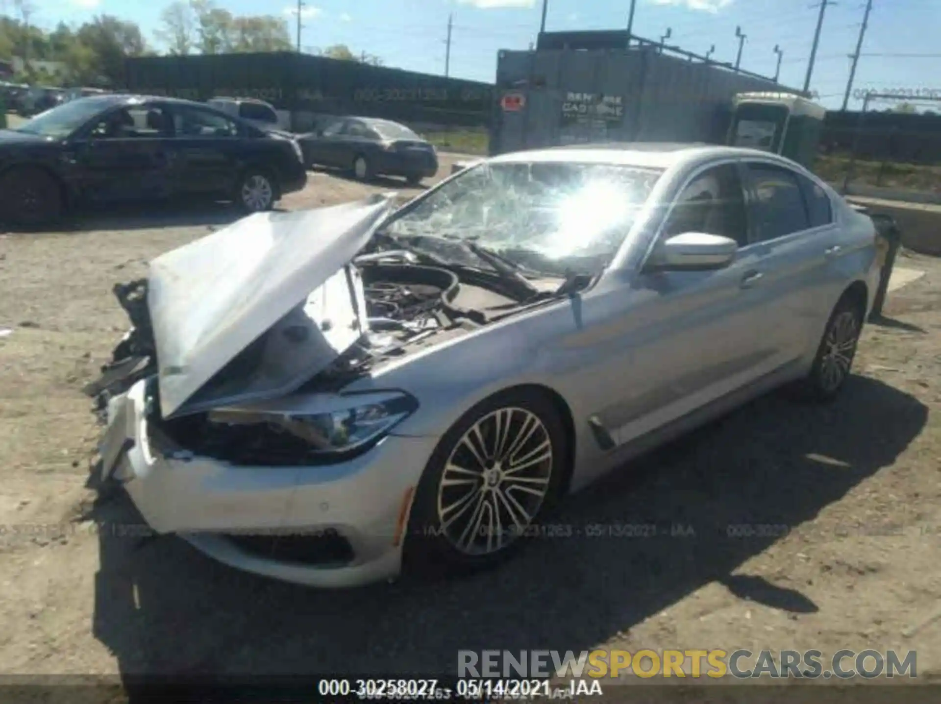 2 Photograph of a damaged car WBAJA7C55KWW24438 BMW 5 SERIES 2019