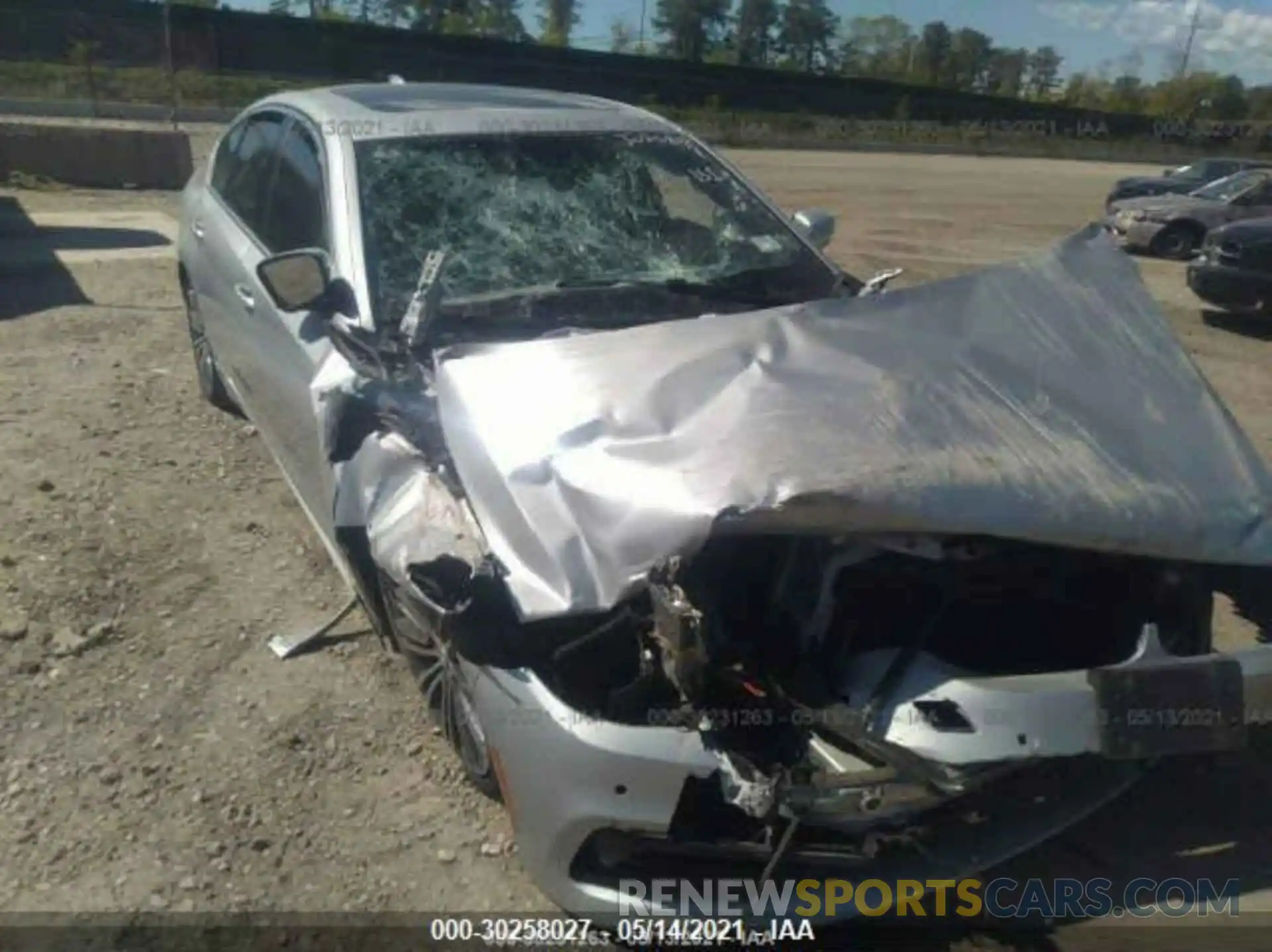 6 Photograph of a damaged car WBAJA7C55KWW24438 BMW 5 SERIES 2019