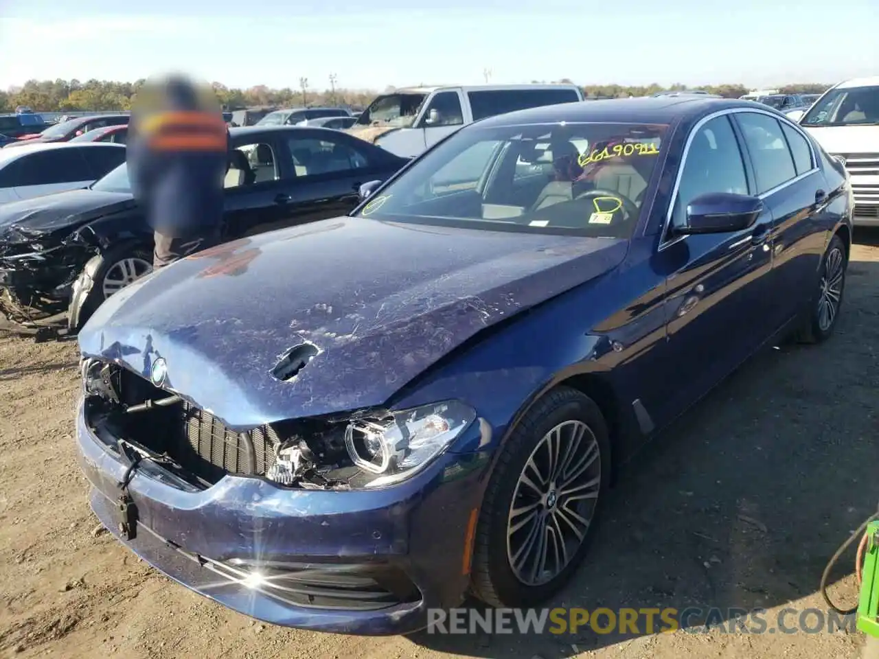 2 Photograph of a damaged car WBAJA7C56KG911135 BMW 5 SERIES 2019