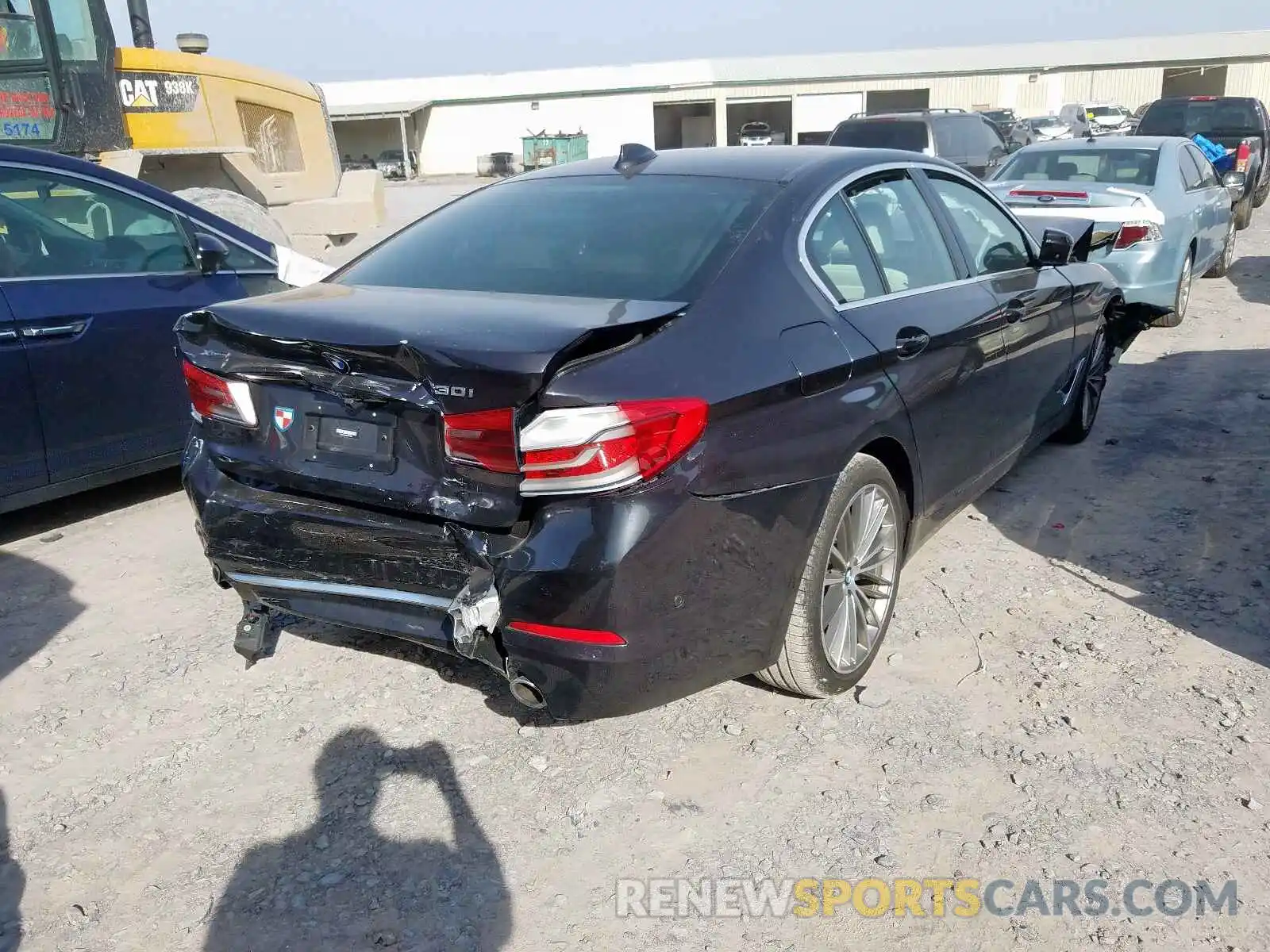 4 Фотография поврежденного автомобиля WBAJA7C56KWC77706 BMW 5 SERIES 2019