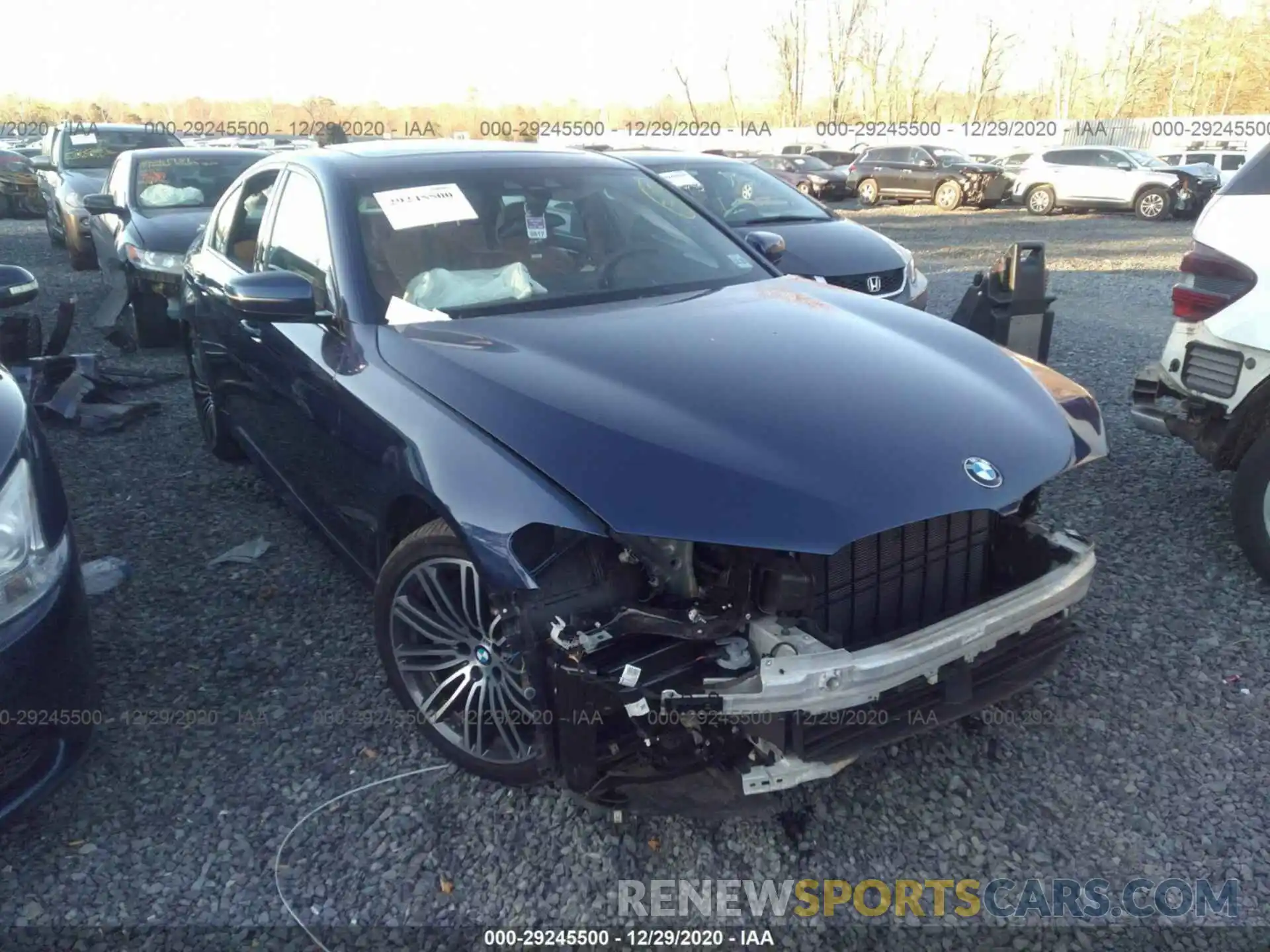 1 Photograph of a damaged car WBAJA7C56KWW00066 BMW 5 SERIES 2019