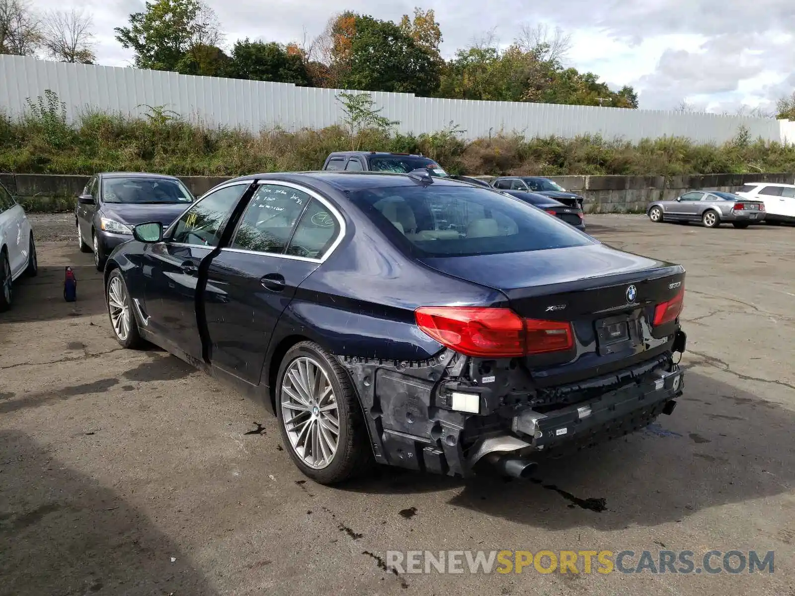 3 Photograph of a damaged car WBAJA7C56KWW08796 BMW 5 SERIES 2019