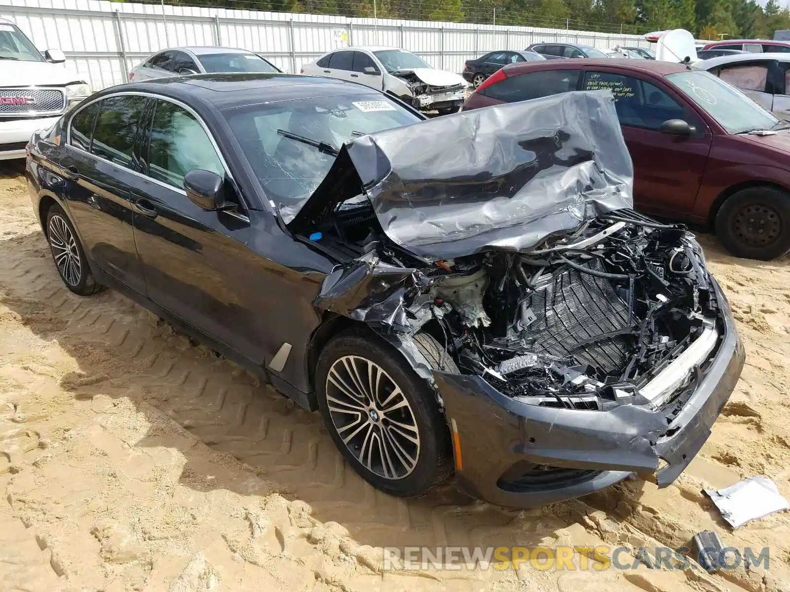 1 Photograph of a damaged car WBAJA7C56KWW48313 BMW 5 SERIES 2019