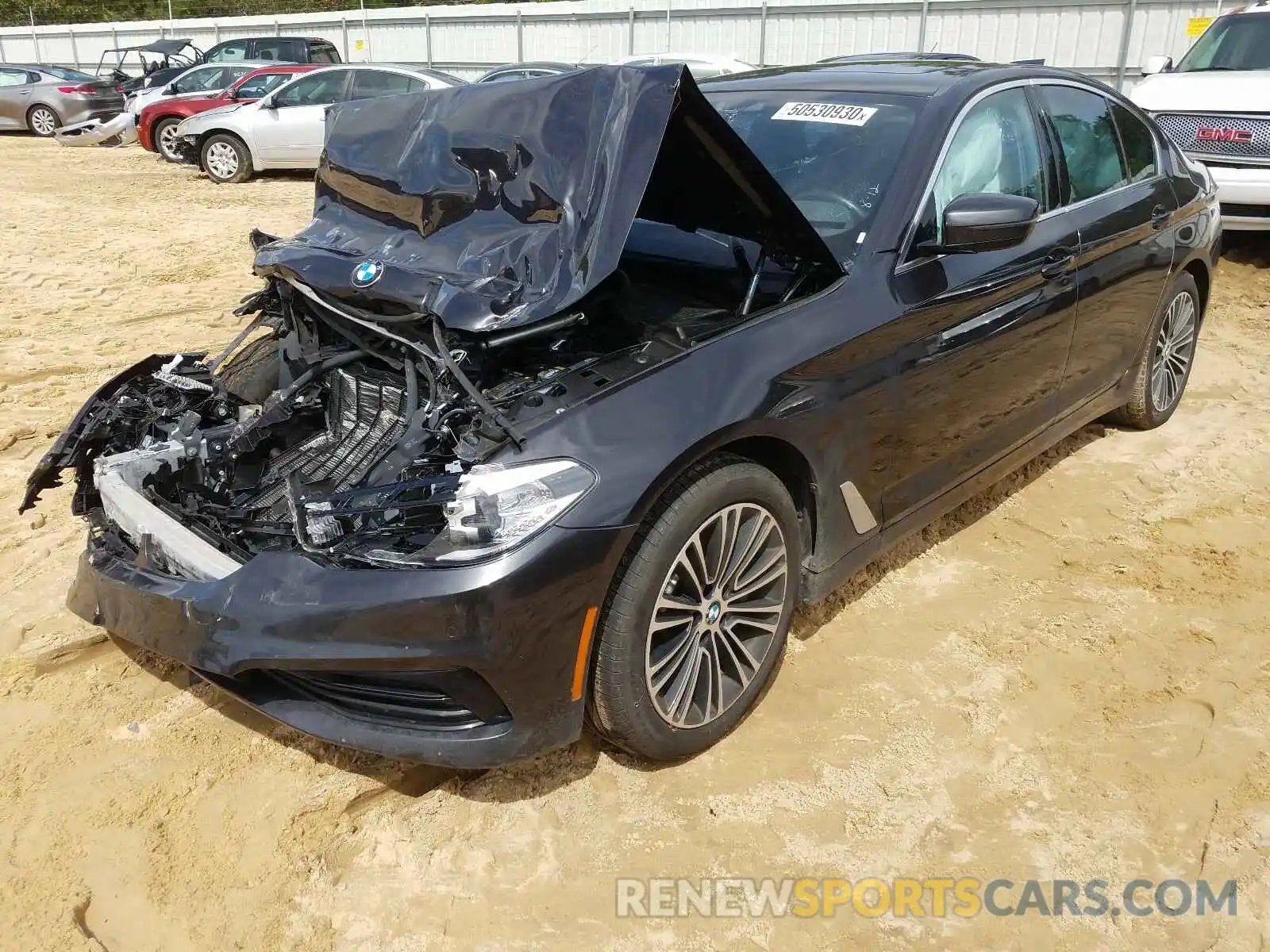 2 Photograph of a damaged car WBAJA7C56KWW48313 BMW 5 SERIES 2019