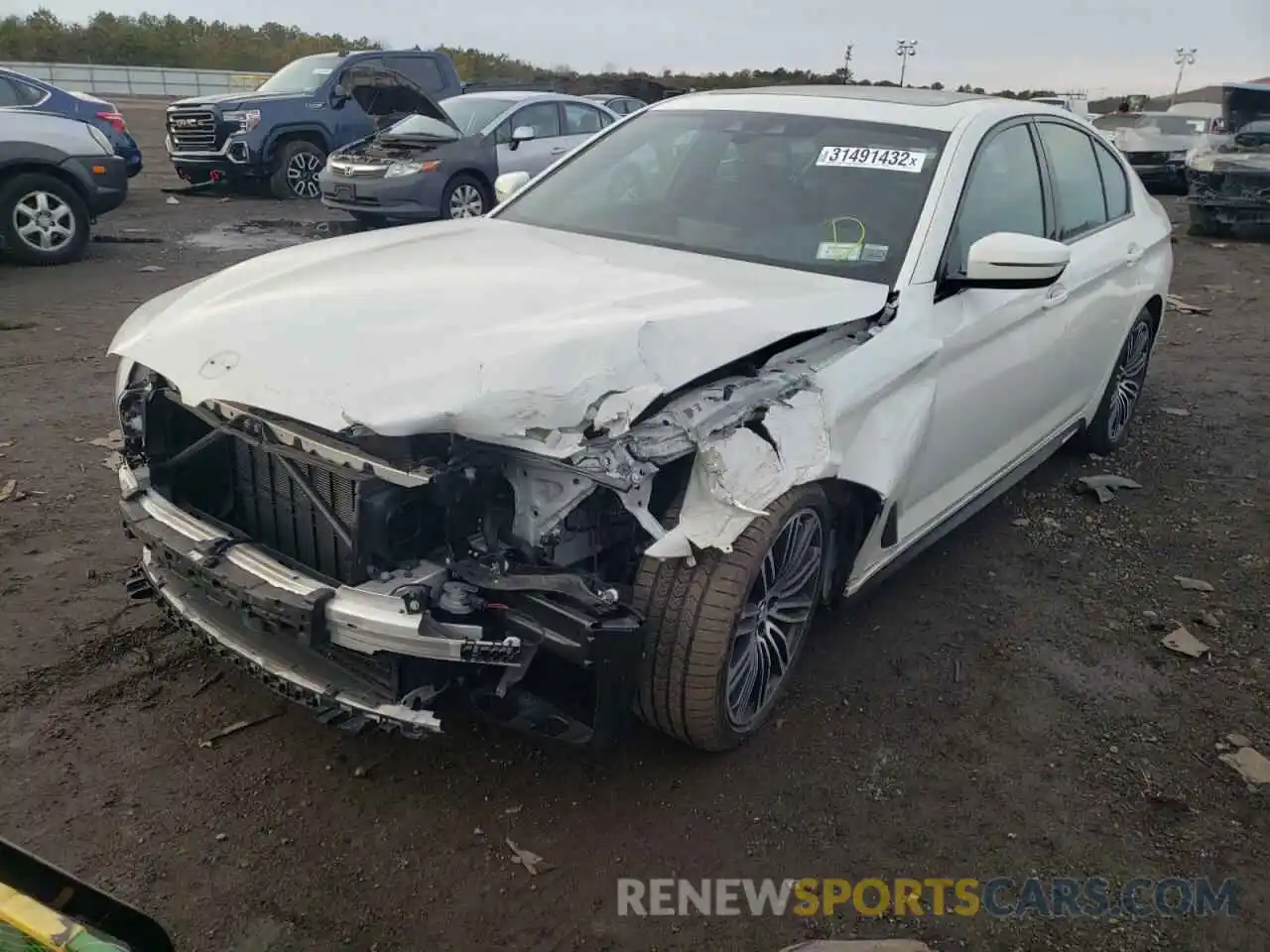 2 Photograph of a damaged car WBAJA7C56KWW48991 BMW 5 SERIES 2019