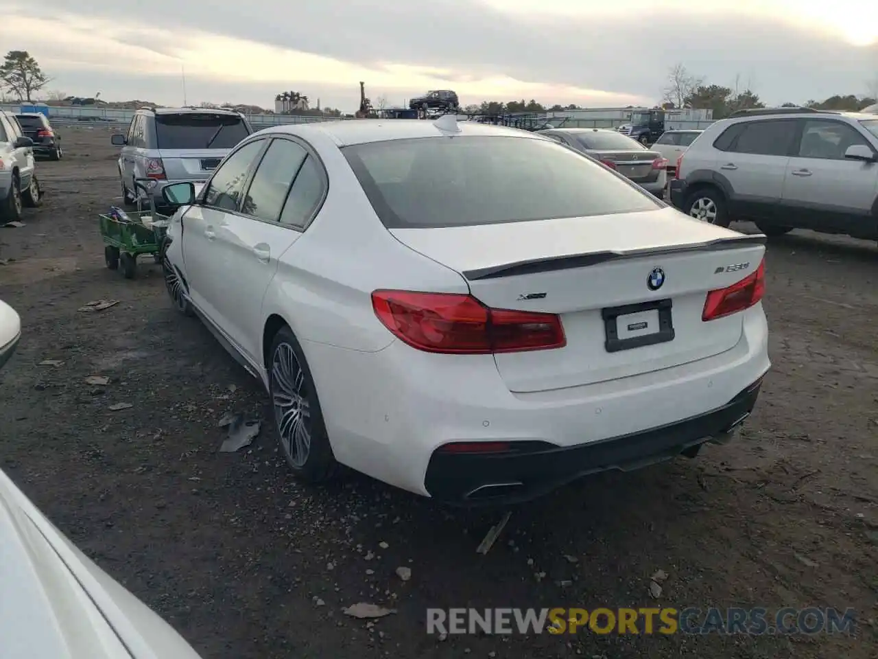 3 Photograph of a damaged car WBAJA7C56KWW48991 BMW 5 SERIES 2019