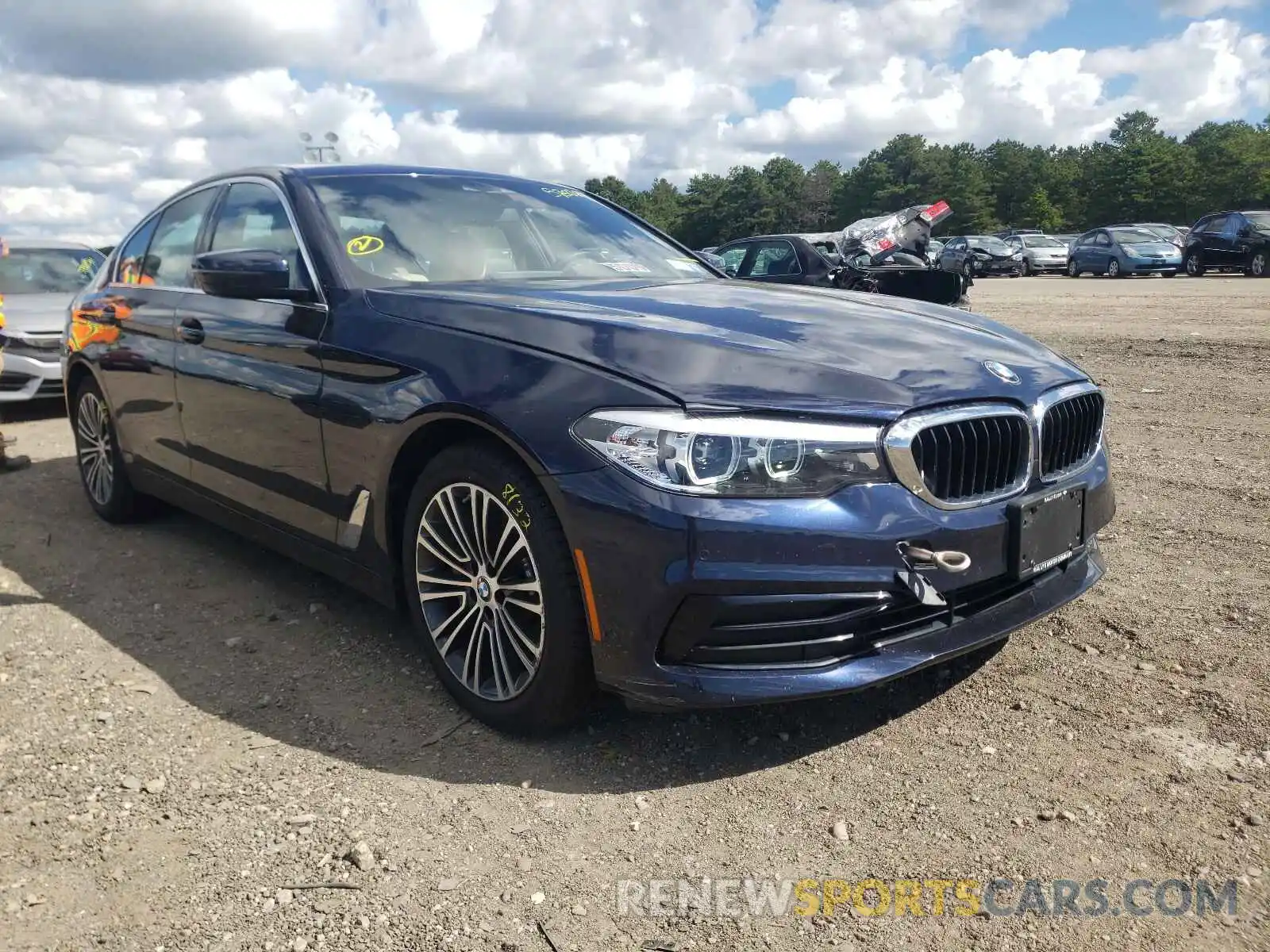 1 Photograph of a damaged car WBAJA7C56KWW49655 BMW 5 SERIES 2019