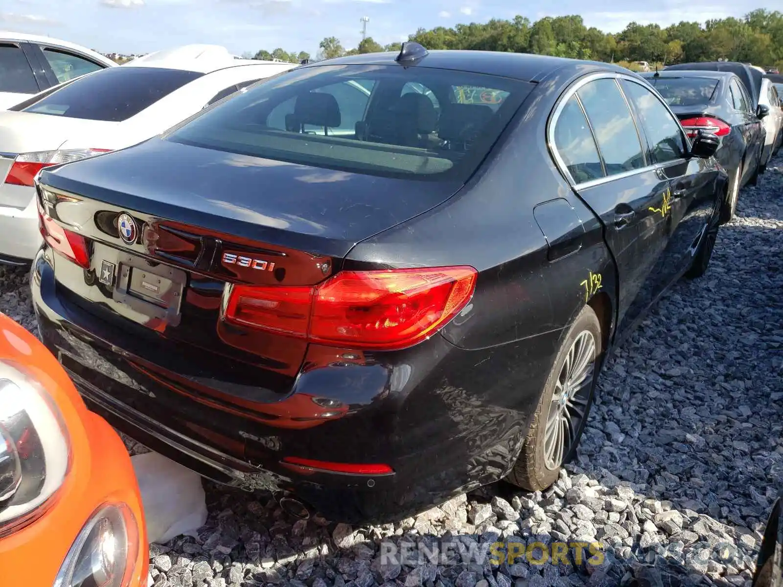 4 Photograph of a damaged car WBAJA7C57KG911578 BMW 5 SERIES 2019