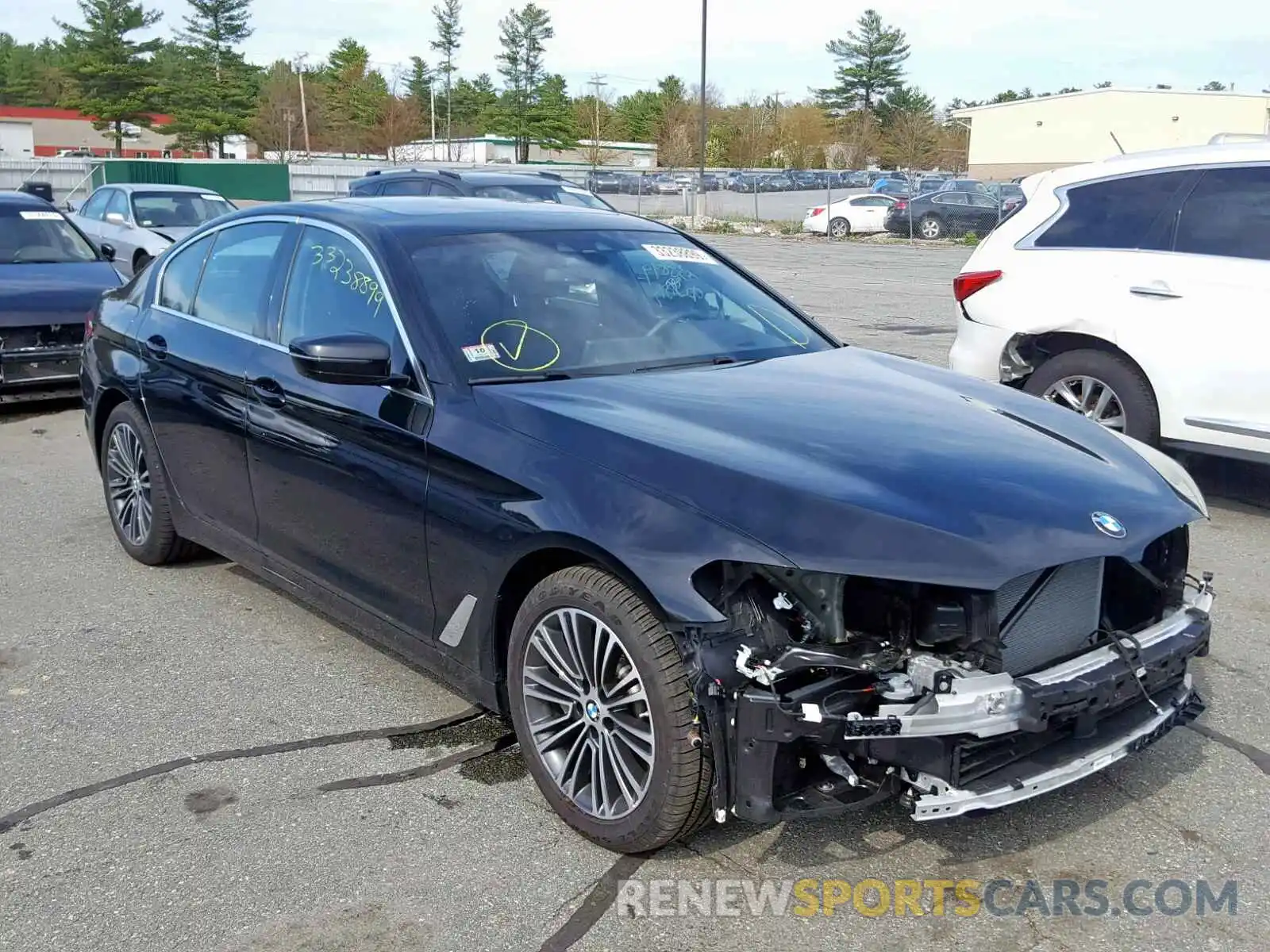 1 Photograph of a damaged car WBAJA7C57KWC77620 BMW 5 SERIES 2019