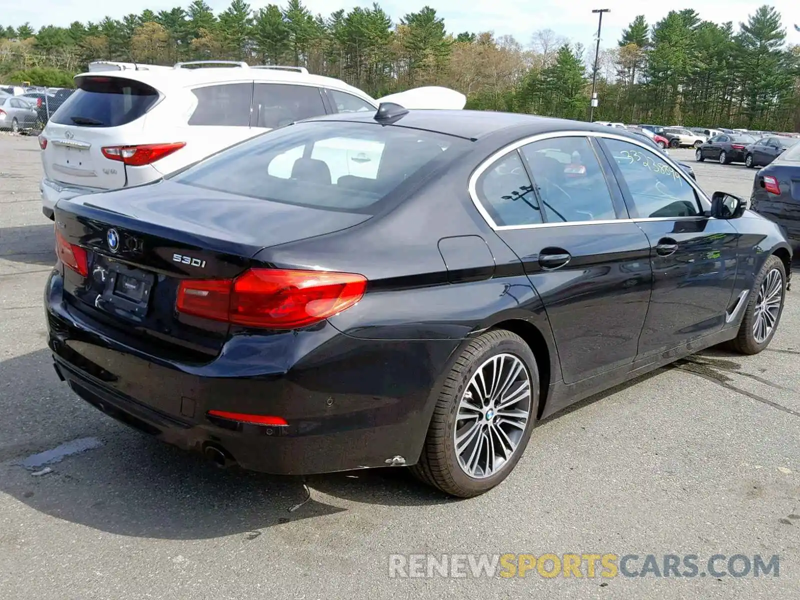 4 Photograph of a damaged car WBAJA7C57KWC77620 BMW 5 SERIES 2019