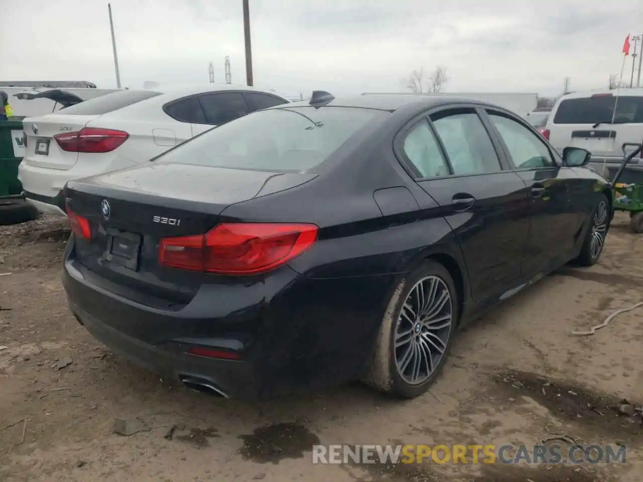 4 Фотография поврежденного автомобиля WBAJA7C57KWW05499 BMW 5 SERIES 2019