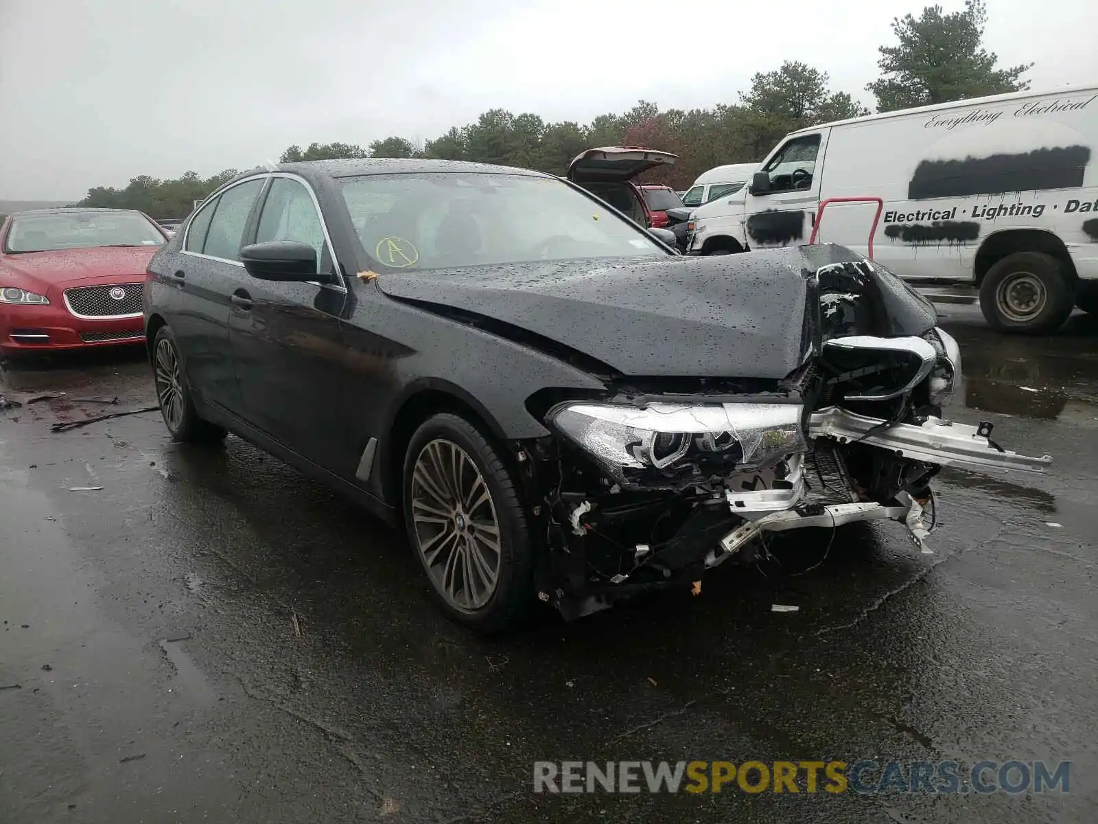 1 Photograph of a damaged car WBAJA7C57KWW07219 BMW 5 SERIES 2019