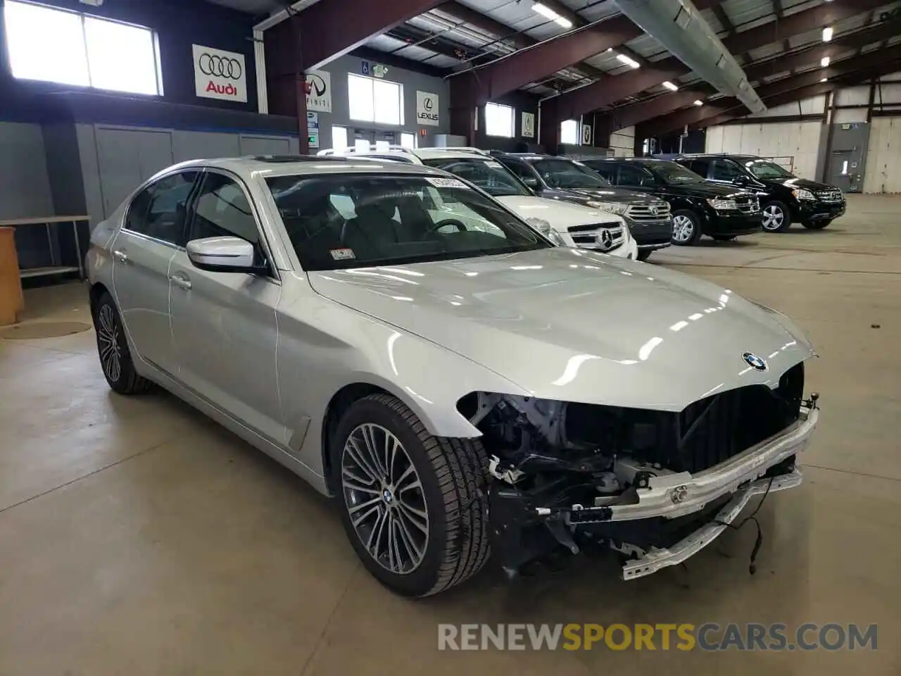 1 Photograph of a damaged car WBAJA7C57KWW07432 BMW 5 SERIES 2019