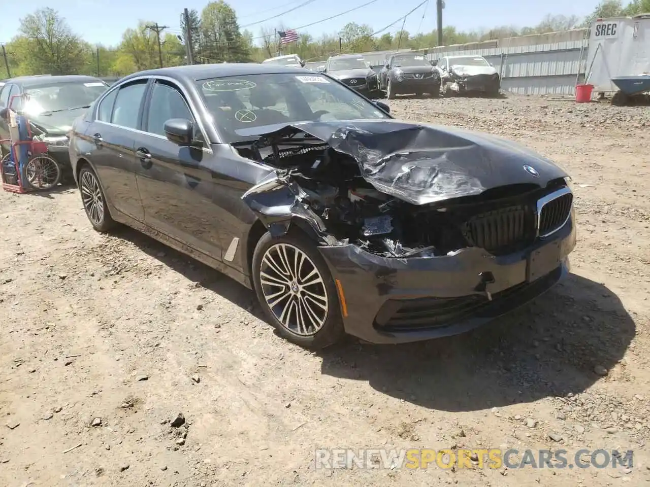 1 Photograph of a damaged car WBAJA7C57KWW09133 BMW 5 SERIES 2019