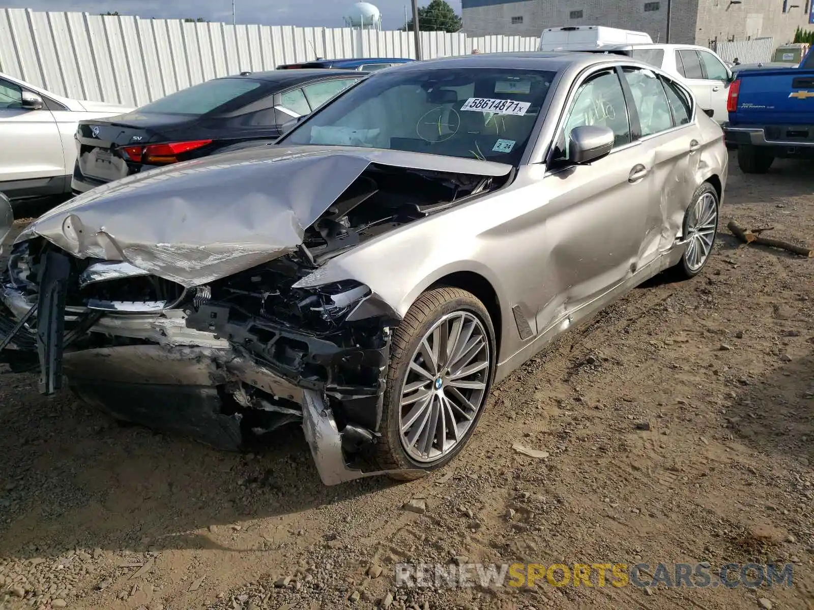 2 Photograph of a damaged car WBAJA7C57KWW20861 BMW 5 SERIES 2019