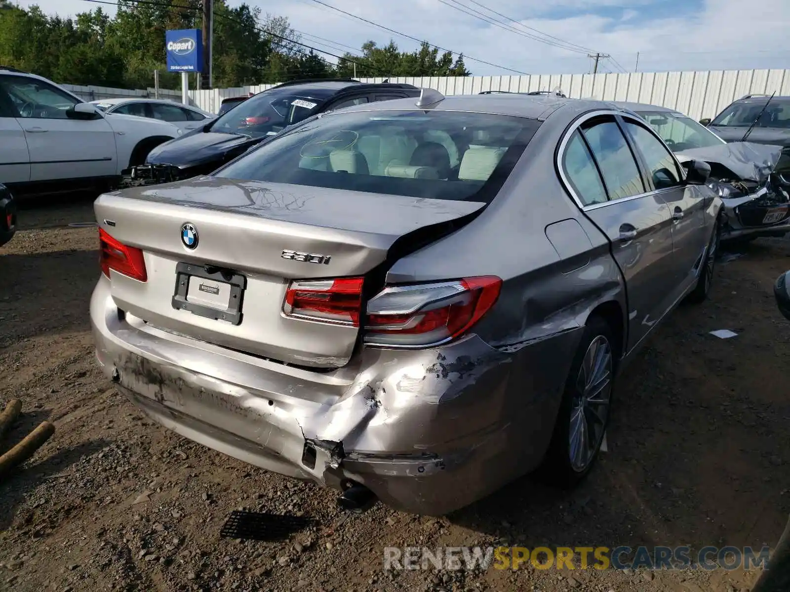 4 Photograph of a damaged car WBAJA7C57KWW20861 BMW 5 SERIES 2019