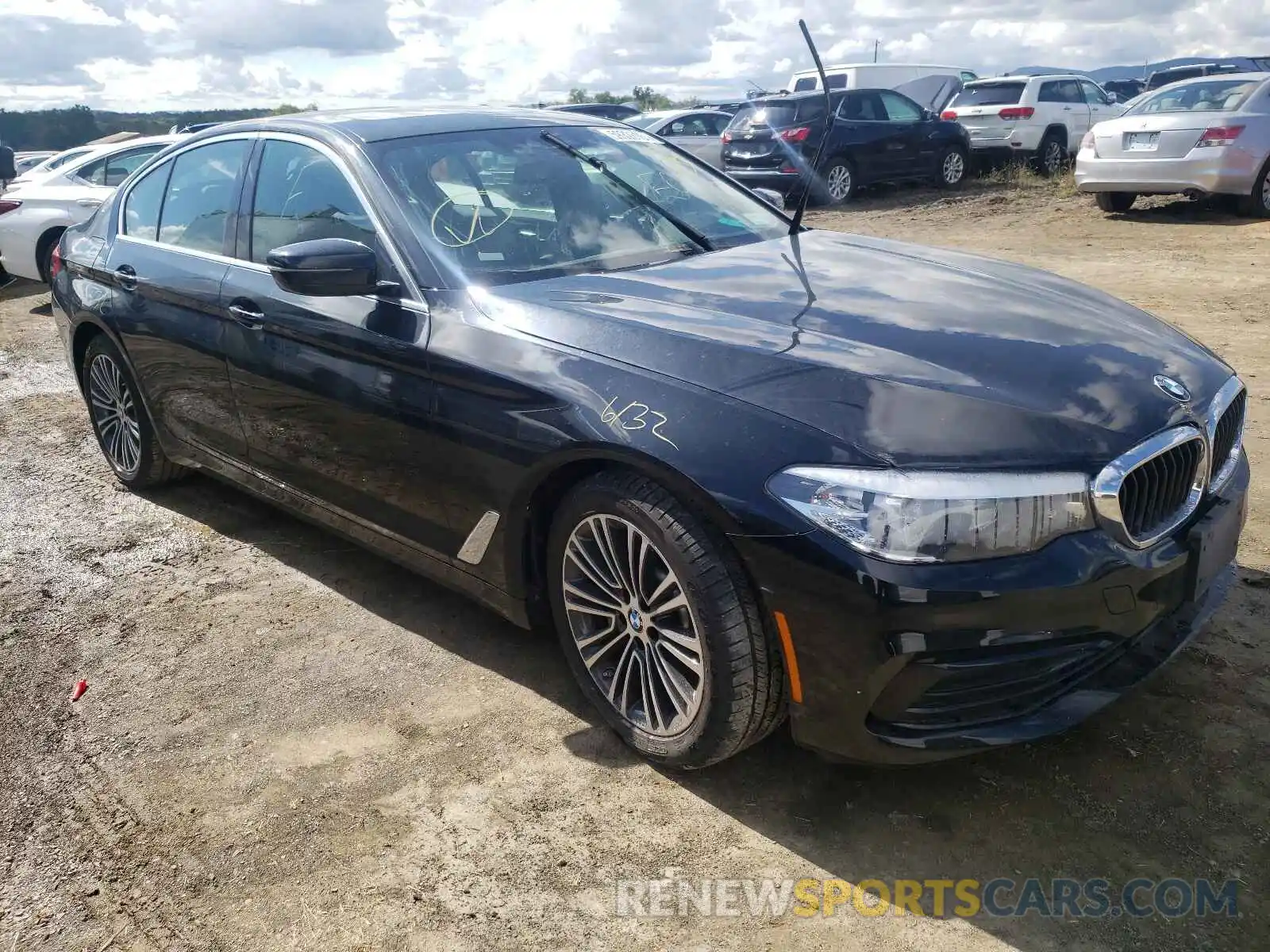 1 Photograph of a damaged car WBAJA7C57KWW22481 BMW 5 SERIES 2019