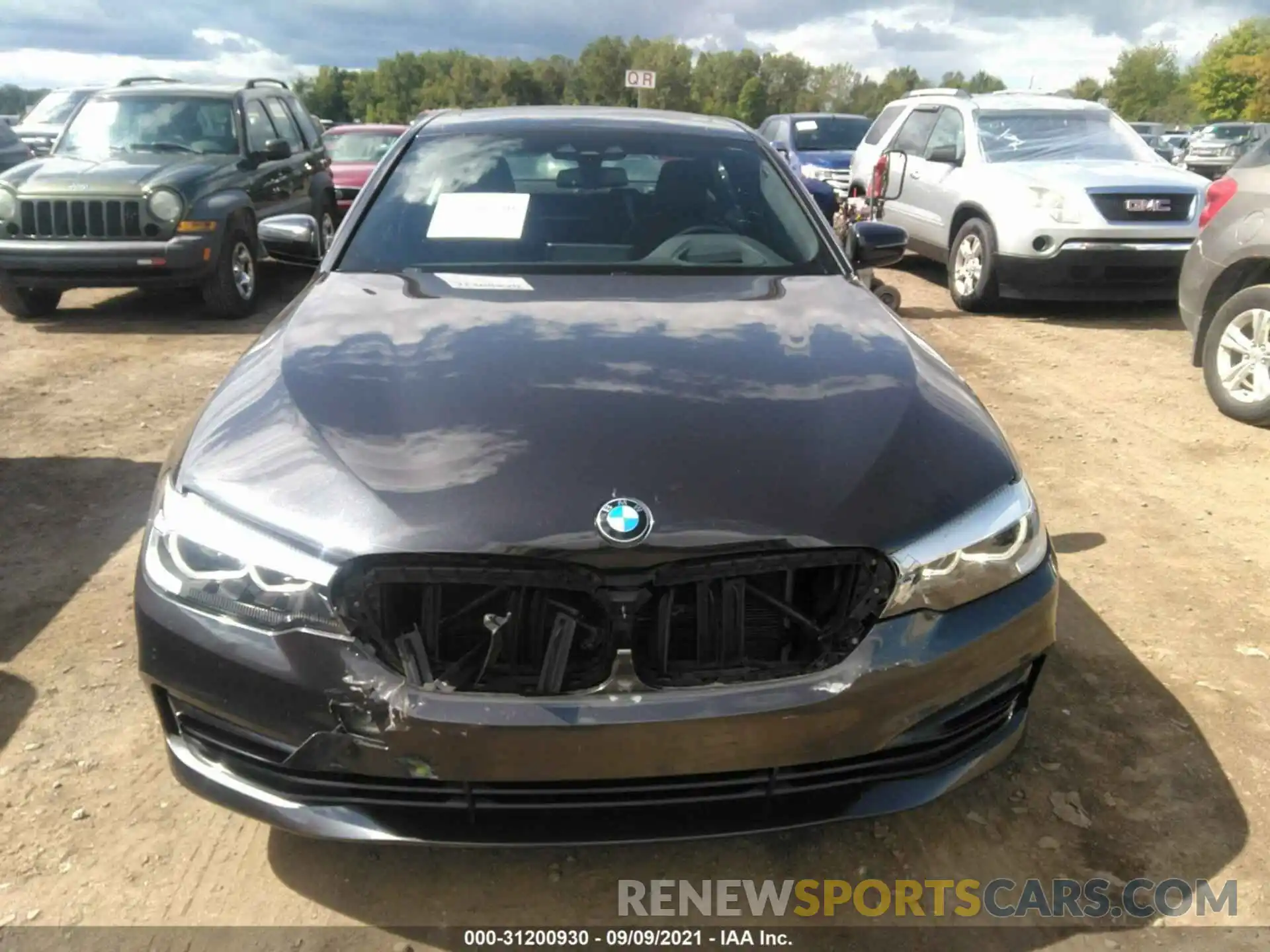 6 Photograph of a damaged car WBAJA7C57KWW23033 BMW 5 SERIES 2019