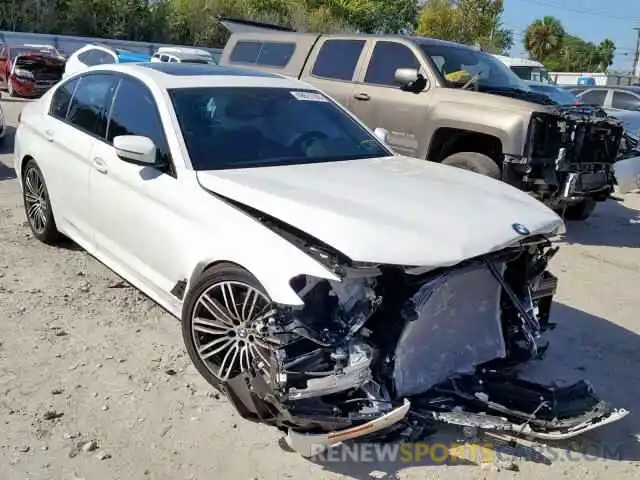 1 Photograph of a damaged car WBAJA7C57KWW36512 BMW 5 SERIES 2019