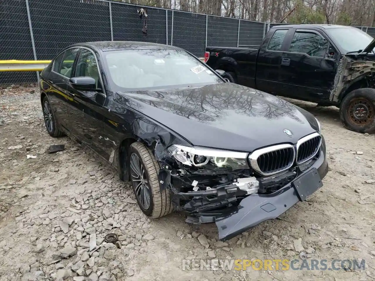 1 Photograph of a damaged car WBAJA7C57KWW41337 BMW 5 SERIES 2019