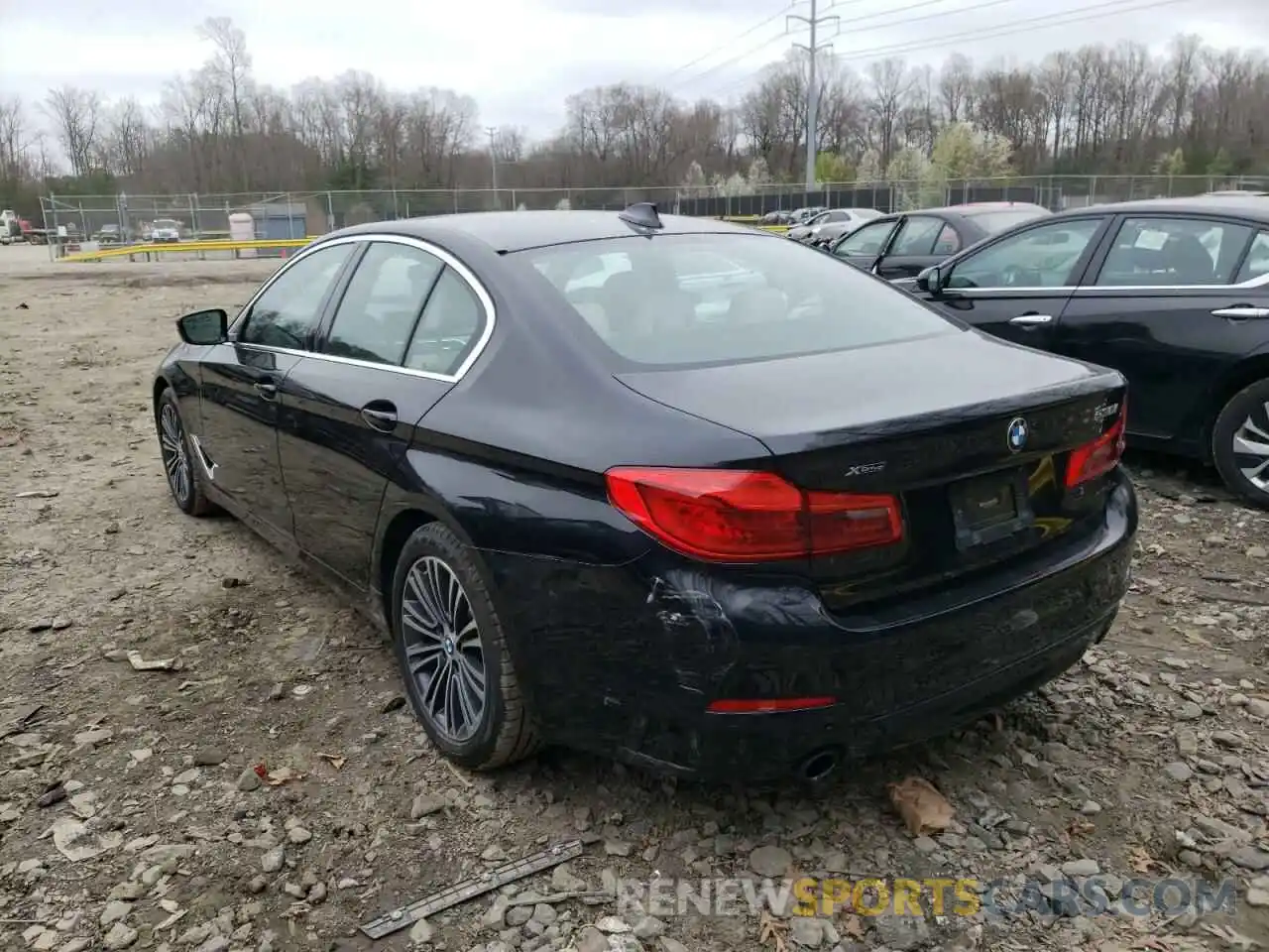 3 Фотография поврежденного автомобиля WBAJA7C57KWW41337 BMW 5 SERIES 2019