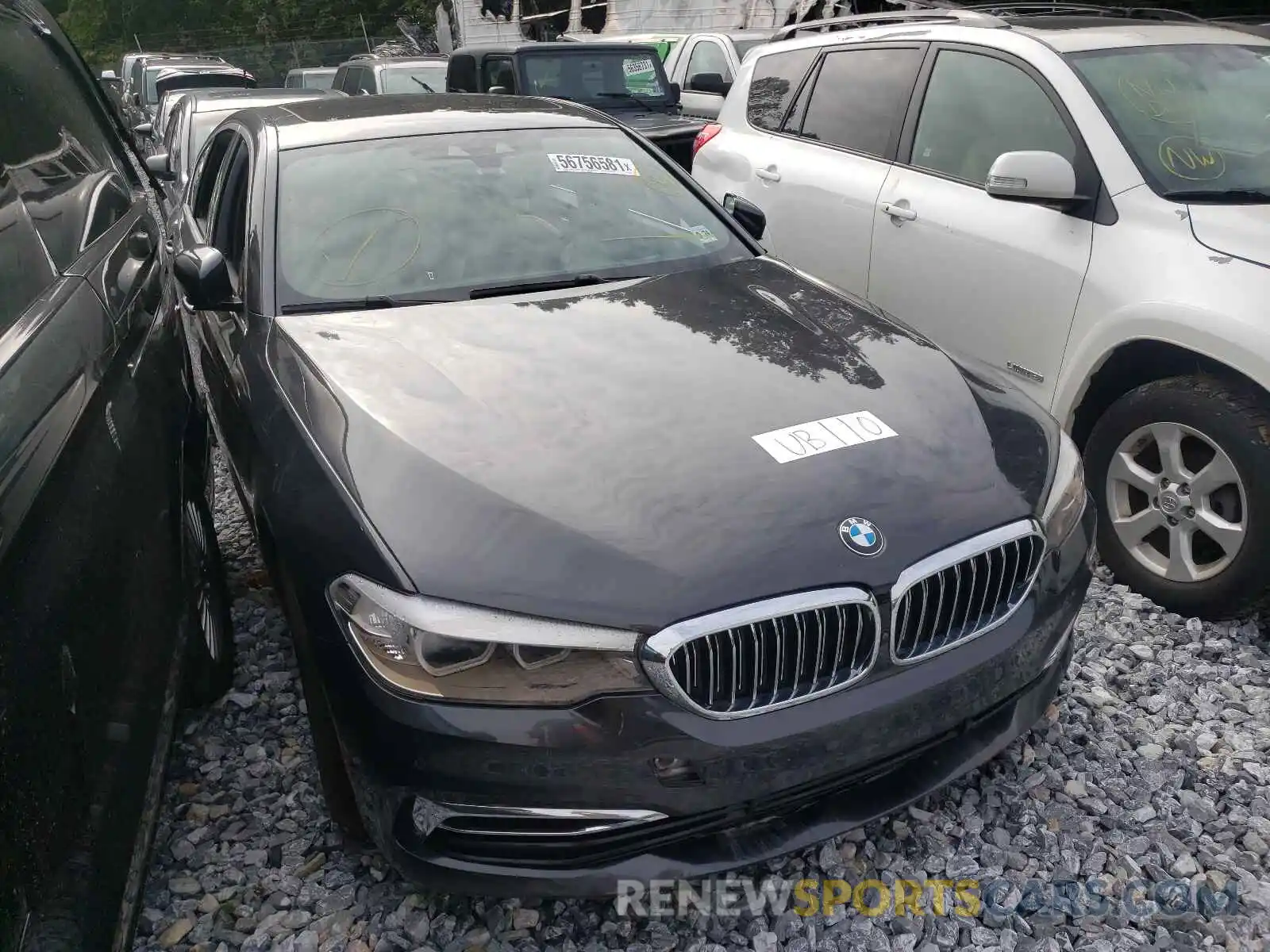 1 Photograph of a damaged car WBAJA7C58KG911573 BMW 5 SERIES 2019