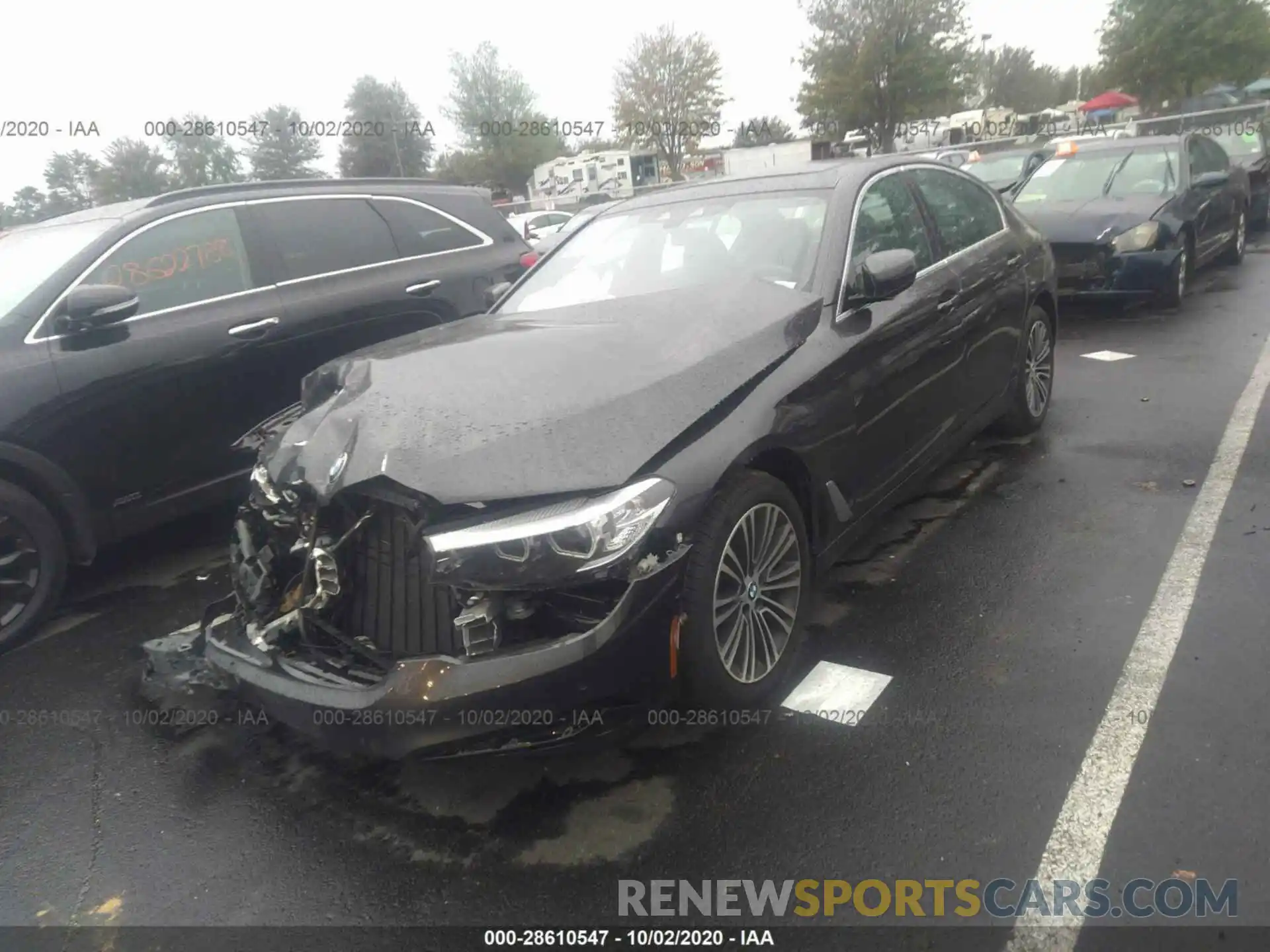 2 Фотография поврежденного автомобиля WBAJA7C58KWW06970 BMW 5 SERIES 2019