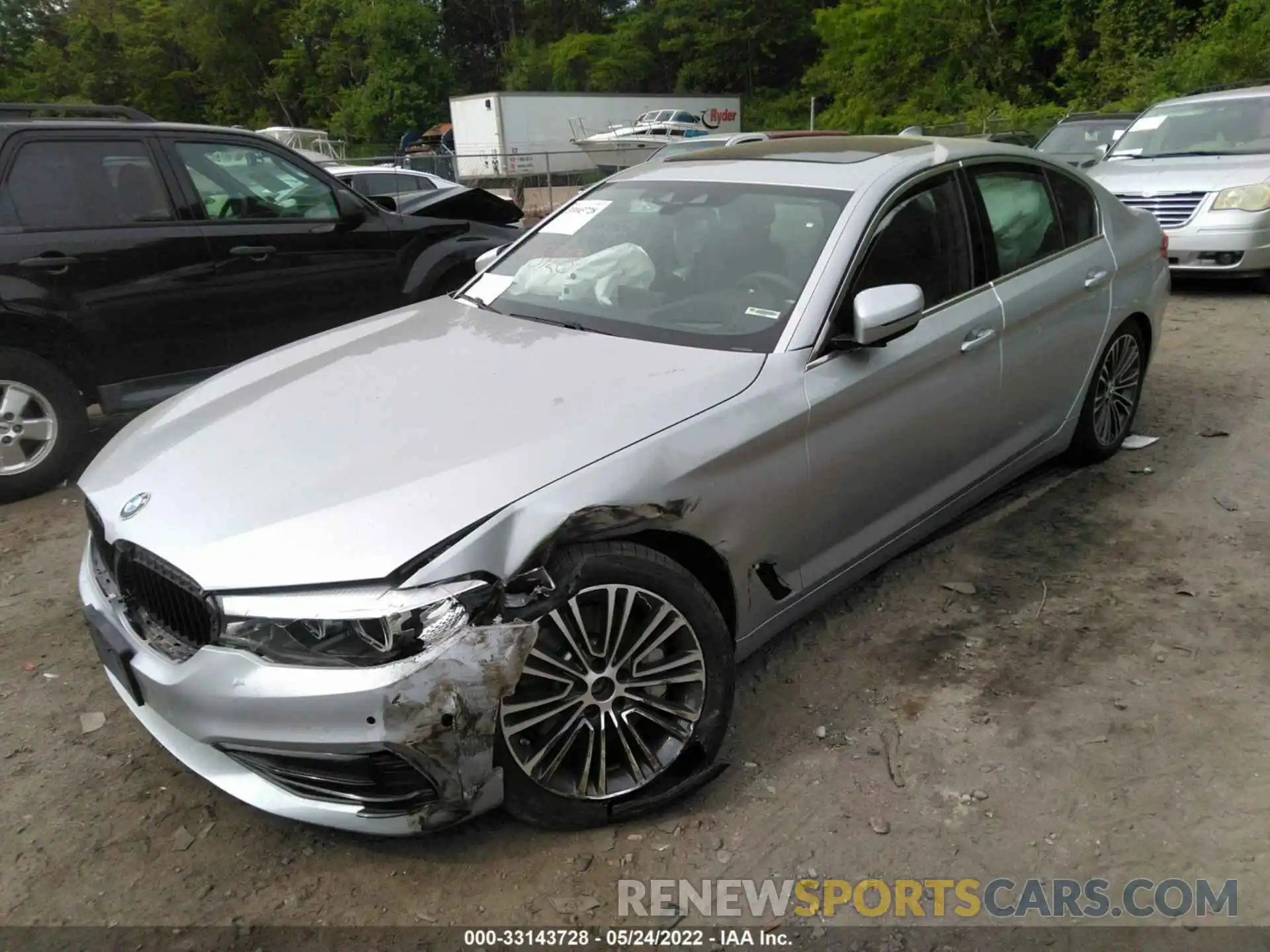 2 Photograph of a damaged car WBAJA7C58KWW20593 BMW 5 SERIES 2019