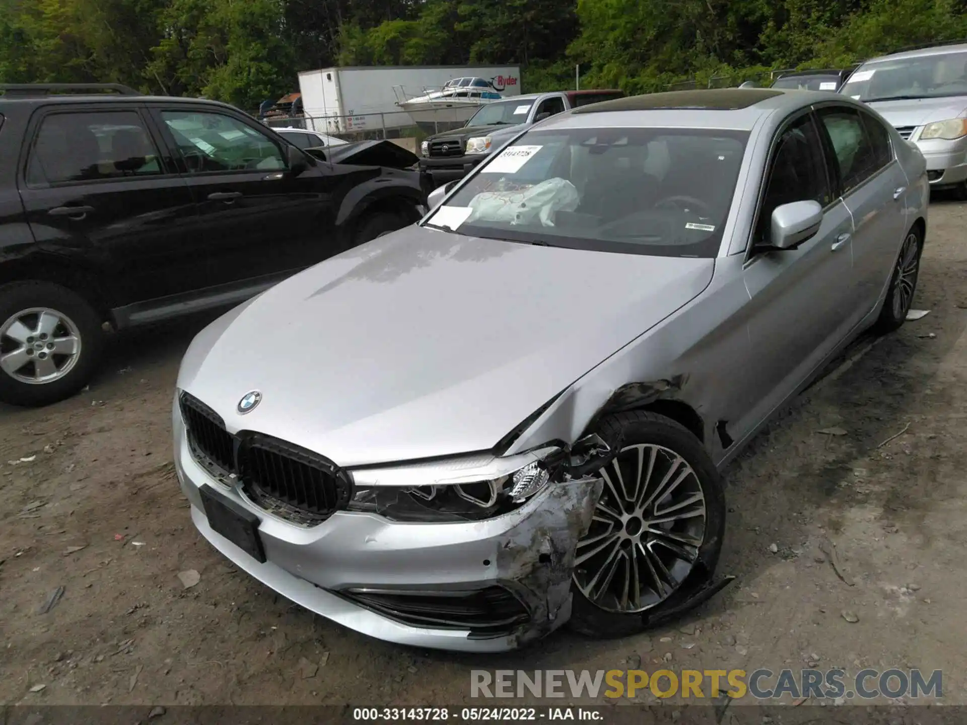 6 Photograph of a damaged car WBAJA7C58KWW20593 BMW 5 SERIES 2019