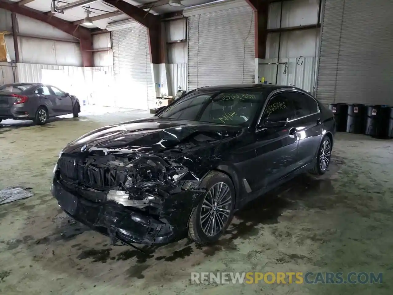 2 Photograph of a damaged car WBAJA7C58KWW33439 BMW 5 SERIES 2019