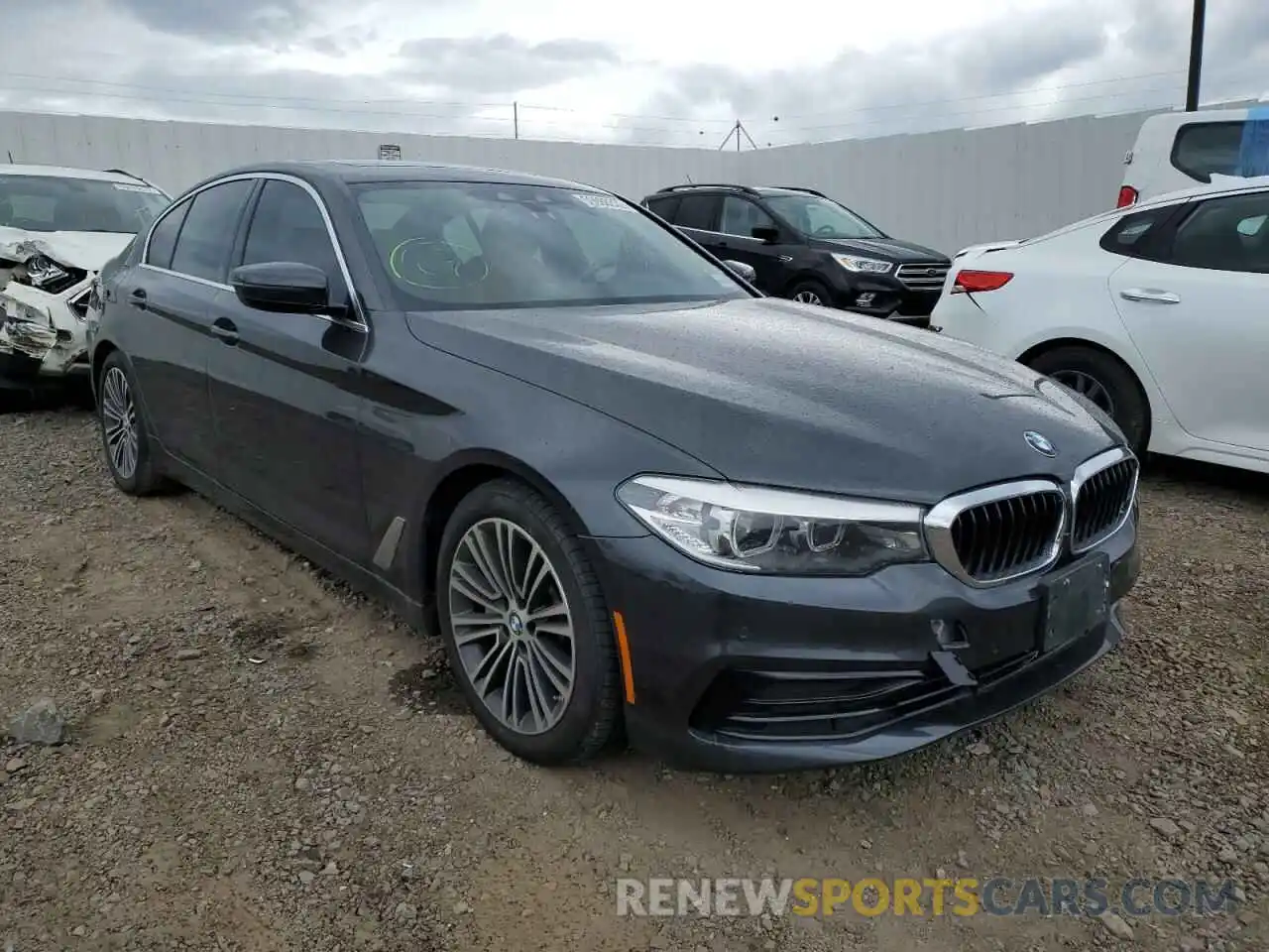 1 Photograph of a damaged car WBAJA7C58KWW40214 BMW 5 SERIES 2019