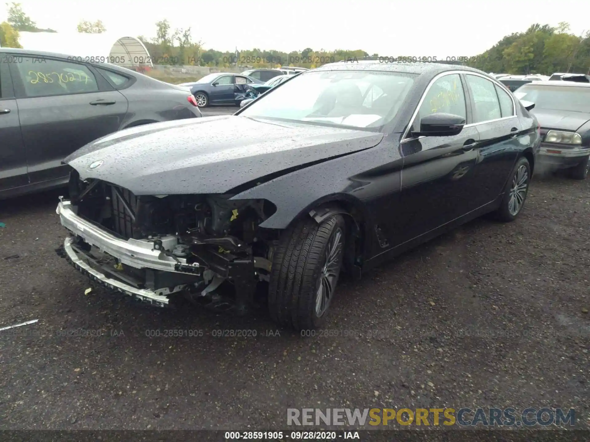 2 Photograph of a damaged car WBAJA7C59KWW10431 BMW 5 SERIES 2019