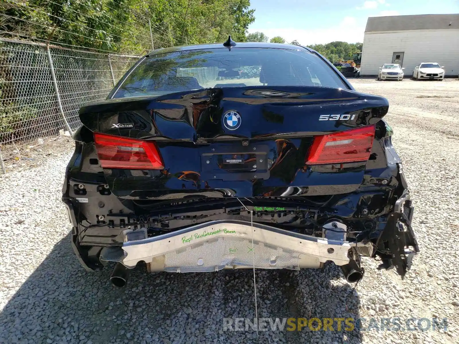 9 Photograph of a damaged car WBAJA7C59KWW13961 BMW 5 SERIES 2019