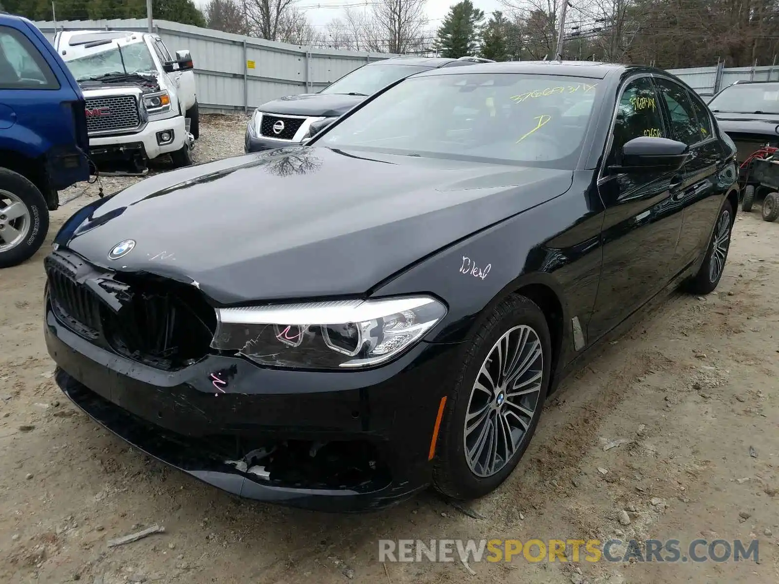 2 Photograph of a damaged car WBAJA7C59KWW15922 BMW 5 SERIES 2019