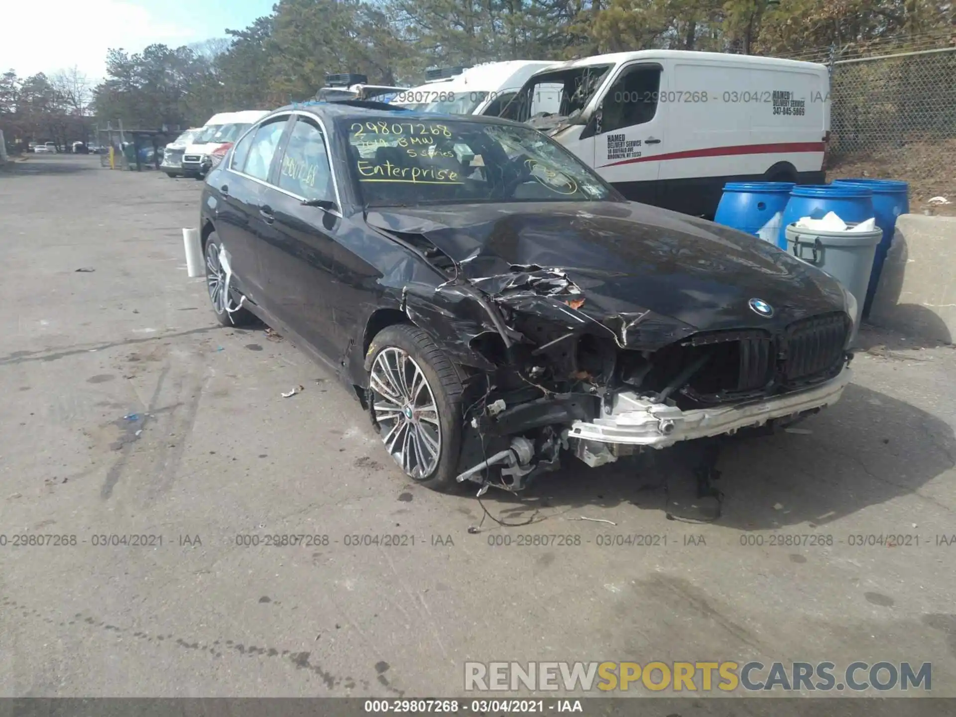 6 Фотография поврежденного автомобиля WBAJA7C59KWW18688 BMW 5 SERIES 2019