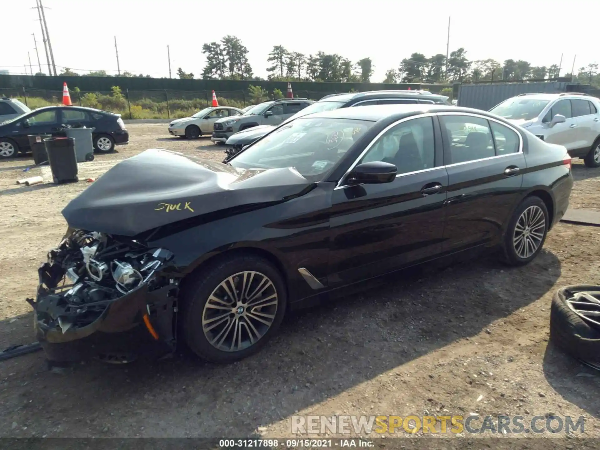 2 Photograph of a damaged car WBAJA7C59KWW23583 BMW 5 SERIES 2019