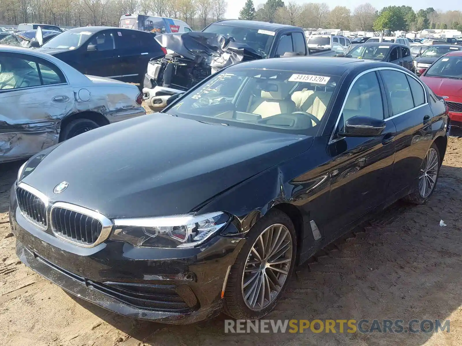 2 Photograph of a damaged car WBAJA7C59KWW36866 BMW 5 SERIES 2019