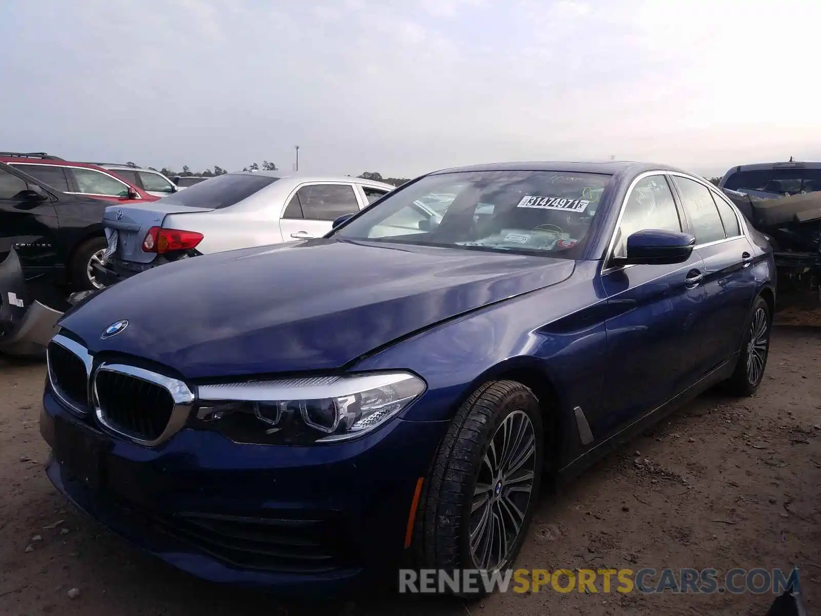 2 Photograph of a damaged car WBAJA7C59KWW48807 BMW 5 SERIES 2019