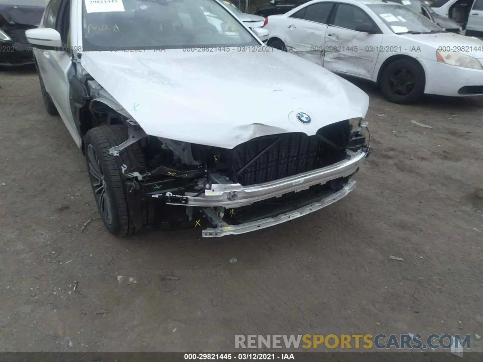 6 Фотография поврежденного автомобиля WBAJA7C59KWW49228 BMW 5 SERIES 2019
