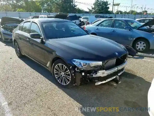 1 Фотография поврежденного автомобиля WBAJA7C5XKG909694 BMW 5 SERIES 2019